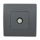 EL BASIC TZ111 TV ANTENNA SOCKET GRAPHITE-OLD