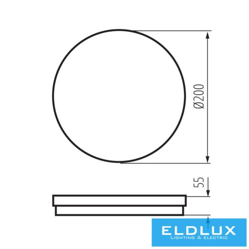 Lampa KANLUX BENO ECO 12W CCT O B