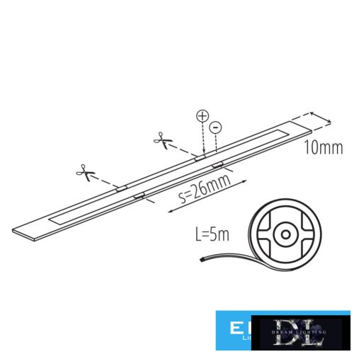 KANLUX LCOB 14 W/M CCT 5 m 1260 lm/m 3 lata 90+ IP65 24 V