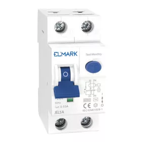 ELEKTROMAGNETYCZNY RCBO JEL5A 6 kA 2P 25 A/300 mA