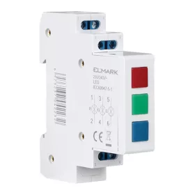   EKONOMICZNA LAMPKA ELD-RGB-DIN 230 V CZERWONA/ZIELONA/NIEBIESKA