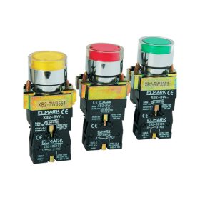 WBUUDOWANY PRZYCISK Z WSKAŹNIKIEM BW 3571 110 V ŻÓŁTY