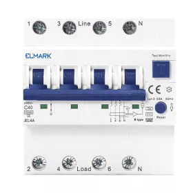 ELEKTRONICZNY RCBO JEL4A 6 kA 4P 25 A/30 mA