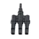 CZTEROKROTNE ZŁĄCZE 1500 V MC4 4-6 MM 3 ŻEŃSKIE/1 MĘSKIE