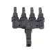 PIĘCIOKROTNE ZŁĄCZE 1500 V MC4 4–6 MM 1 ŻEŃSKIE/4 MĘSKIE