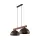 TK LIGHTING ŻYRANDOL OSLO 4507 2XE27 BRĄZOWY