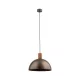 TK LIGHTING Lampa wisząca OSLO 4508 1XE27 BRĄZOWA