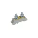 Z-0001/A2 ZACISK DO SZYNY DIN 2X35MM2 SZARY