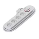 ROZDZIELACZ CZTEROKROTNY 2M H05VV-F 3G1,5MM²+KLUCZ