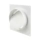 EL02-505 KOŁNIERZ ŚCIENNY PVC Z ZAWOREM, Ś100MM
