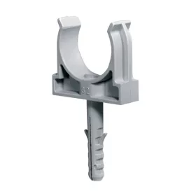 ZACISK DO RUR PVC Z METALOWĄ ŚRUBĄ EC D20