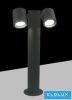 UNIVERSO Lampa ogrodowa zewnętrzna 2xGU10 maks. 35 W IP44 antracyt 110 x 221 x 440 mm 5 lat
