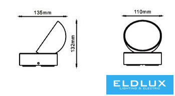 UNIVERSO Kinkiet zewnętrzny 12 W 720 lm Przełącznik CCT 110 x 135 x 135 mm IP54 biały 5 lat