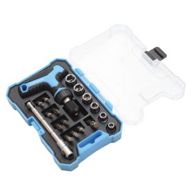 18-CZĘŚCIOWY ZESTAW KLUCZY I ŚWIERDŁÓWEK CRV