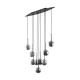 TK LIGHTING ŻYRANDOL ESTERA 6148 9XG9 CZARNY