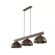 TK LIGHTING ŻYRANDOL OSLO 6299 3XE27 BRĄZOWY