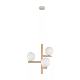 TK LIGHTING Lampa wisząca ESTERA 6799 3XG9 jasnobrązowa