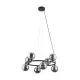 ŻYRANDOL TK LIGHTING ANABELLE 6844 8XG9 CZARNY