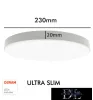 Chip OSRAM Lampa sufitowa 24 W  4000 K srebrna