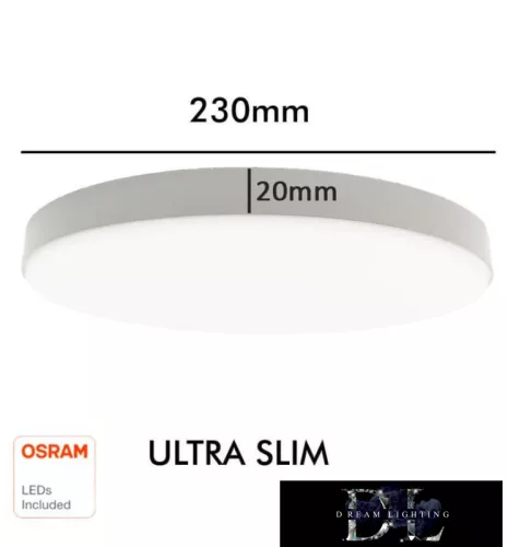 Chip OSRAM Lampa sufitowa 24 W  4000 K srebrna