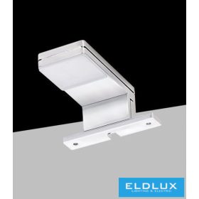   UNIVERSO Lampa do montażu na meblach 3,5 W 220 lm 4000 K IP44 90 x 80 x 40 mm chromowana