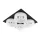 SA-045/4 SPOT LIGHT 4XGU5.3 KWADRATOWY CZARNY/BIAŁY