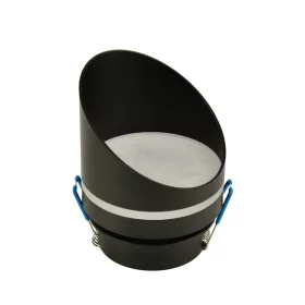 EL-5879 GU10-ES ALUMINIUM, CZARNY DOWNLIGHT