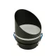 EL-5879 GU10-ES ALUMINIUM, CZARNY DOWNLIGHT