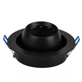 EL-8326 GU10 ALUMINIUM, CZARNE, ŚWIATŁO DOLNE