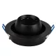 EL-8326 GU10 ALUMINIUM, CZARNE, ŚWIATŁO DOLNE