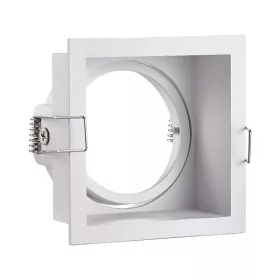  REGULOWANA RAMKA А6215 DO PODSTAWY LED 13 W I 18 W, KOLOR BIAŁY