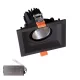 KĄTOWY REFLEKTOR LED 30 W 230 V 3000 K BL + ZESTAW AWARYJNY