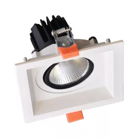 KWADRATOWA RUCHOMA LAMPKA LED 30 W 230 V 3000 K BIAŁA