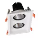 PODWÓJNY RUCHOMY REFLEKTOR LED 2X30W 230V 3000K BIAŁY