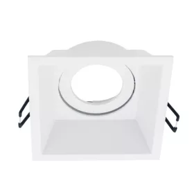 ODZYSKANA KWADRATOWA LAMPKA SUFITOWA EL-259SQ GU10 BIAŁA