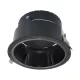 EL-305 OPRAWA WSTROJONA LED GU10 CZARNO-CZARNA