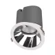 EL-6453 OPRAWA LED WSTROJONA ВМ 12W 3000K 38° MIODOWY SIATKA