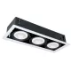 Reflektor LED QUAD312 12 W 3XE27 2700 K CIEMNOSZARY