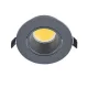 OKRĄGŁA LAMPKA LED COB 7W 4000-4300K GRAFITOWA