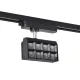 PFLD RAIL LIGHT 2-LINES 20W 30° 3000K CZARNY