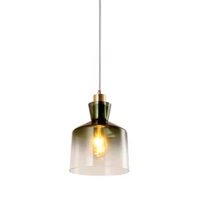 ALMA PENDANT 1XE27 SZARY/ZŁOTY