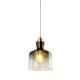 ALMA PENDANT 1XE27 SZARY/ZŁOTY