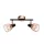 AMBIX SPOT 2XE14 CZARNY/MIEDZIANY