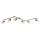 AMBIX SPOT 6XE14 CZARNY/MIEDZIANY
