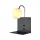 LAMPKA ŚCIENNA BETTY 1XG9 Z USB CZARNA