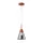 WIESZAK BRADLEY 1XE27 SZARY/DREWNO