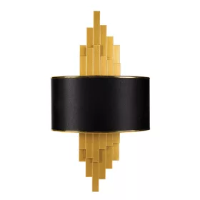 BRETON LAMPKA ŚCIENNA 2XE14 ZŁOTA/CZARNA
