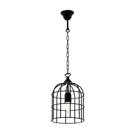 Lampa wisząca CAGE 1xE27 CZARNA