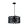 Lampa wisząca CHESTER 1XE27 CZARNA