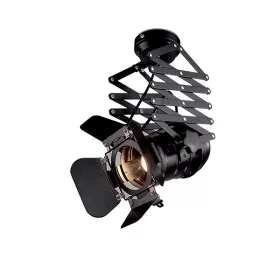 Lampa sufitowa CINEMA 1XE27 CZARNA 310X150MM 